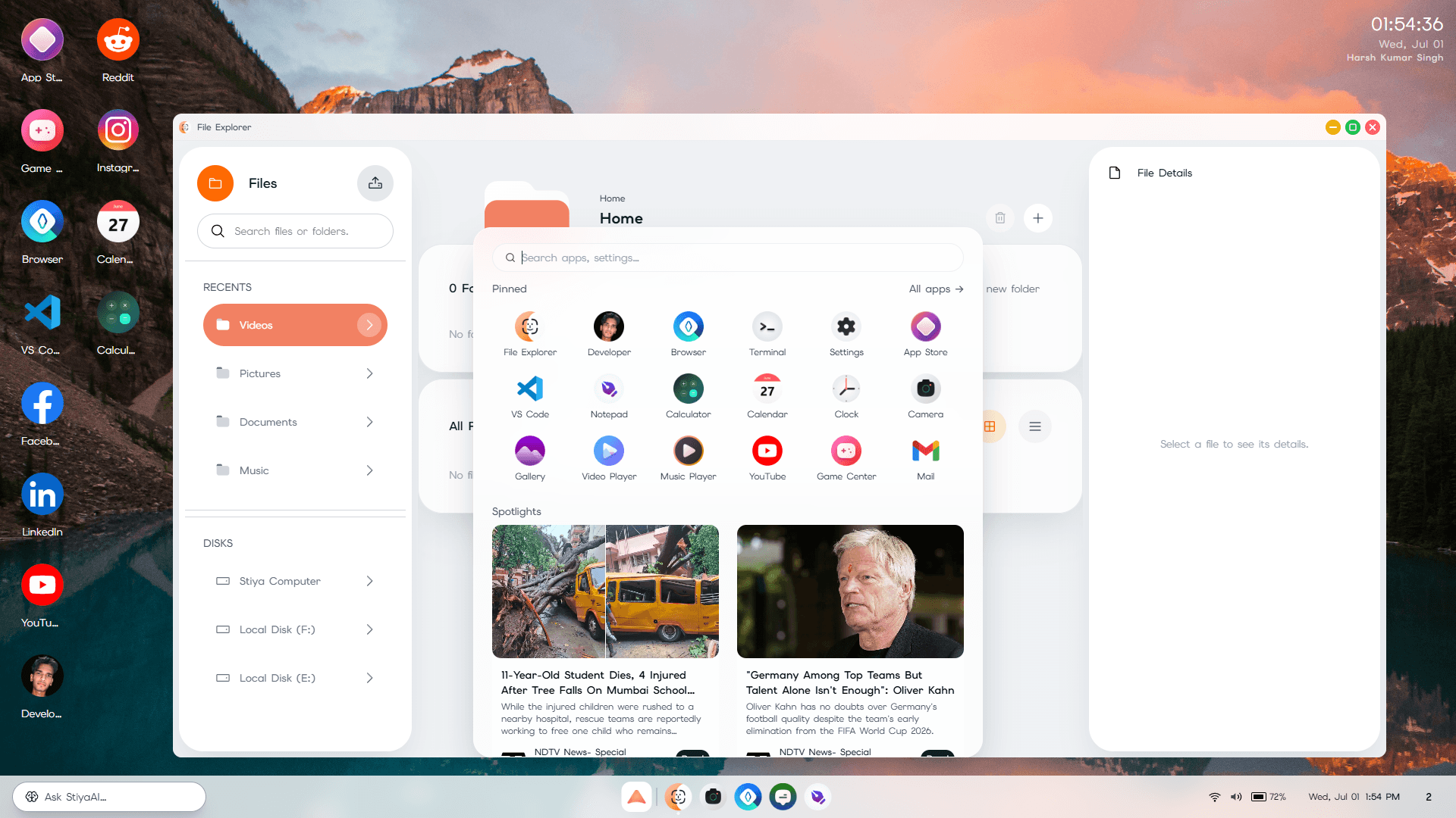 StiyaOS — A Browser-Based Operating System Experience